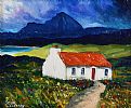 DONEGAL COTTAGE by Sean Loughrey at Ross's Online Art Auctions