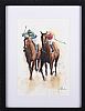TWO HORSE RACE by Lawrence Chambers at Ross's Online Art Auctions