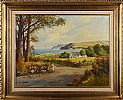 VIEW DOWN TO CUSHENDUN BAY, COUNTY ANTRIM by Denis Thornton at Ross's Online Art Auctions