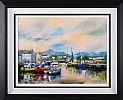 ANNALONG HARBOUR, CO.DOWN by Niall Campion at Ross's Online Art Auctions