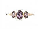 9CT GOLD AMETHYST RING at Ross's Online Art Auctions
