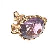 9CT GOLD AMETHYST FOB at Ross's Online Art Auctions