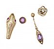 SELECTION OF GOLD EARRINGS at Ross's Online Art Auctions