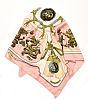 HERMES PINK SILK SCARF at Ross's Online Art Auctions