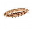 9CT GOLD DIAMOND AND RUBY BROOCH at Ross's Online Art Auctions