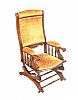 EDWARDIAN AMERICAN ROCKING CHAIR at Ross's Online Art Auctions