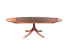 REGENCY STYLE MAHOGANY DINING ROOM TABLE at Ross's Online Art Auctions