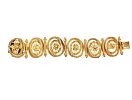VICTORIAN GOLD-PLATED BRACELET at Ross's Online Art Auctions