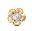STERLING SILVER DIAMOND FLOWER RING at Ross's Online Art Auctions