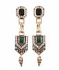 ART DECO STYLE COSTUME EARRINGS at Ross's Online Art Auctions
