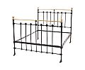 VICTORIAN CAST IRON BED at Ross's Online Art Auctions