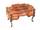 A VERY FINE INLAID MAHOGANY DESK at Ross's Online Art Auctions