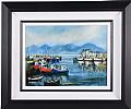 ROUNDSTONE HARBOUR, CONNEMARA by Niall Campion at Ross's Online Art Auctions