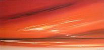 RED SKY HORIZON by Jonathan Shaw at Ross's Online Art Auctions