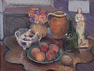 TABLE TOP STILL LIFE by Hilary Bryson at Ross's Online Art Auctions