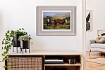 COWS, FAIRHEAD by Keith Glasgow at Ross's Online Art Auctions