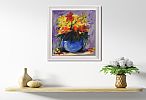 STILL LIFE, VASE OF FLOWERS by Ronald Keefer at Ross's Online Art Auctions
