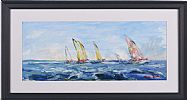 SAILING , DUBLIN BAY by Marie Devlin at Ross's Online Art Auctions