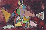CUBIST ABSTRACT by English School at Ross's Online Art Auctions