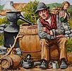 THE POTEEN MAKER by Roy Wallace at Ross's Online Art Auctions