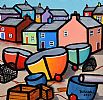 COLOURS OF THE QUAY by Paul Bursnall at Ross's Online Art Auctions