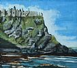 DUNLUCE CASTLE, COUNTY ANTRIM by Kathryn Bannister at Ross's Online Art Auctions