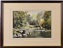 MORNING SHIMNA RIVER, TOLLYMORE PARK, COUNTY DOWN by Maurice Canning Wilks ARHA RUA at Ross's Online Art Auctions