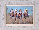 AT THE FLAG, HORSE RACING LAYTOWN by Bill O'Brien at Ross's Online Art Auctions