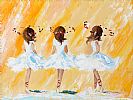 THREE DANCERS by C. Boyle at Ross's Online Art Auctions