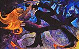 THE DANCERS by George Callaghan at Ross's Online Art Auctions