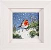 ROBIN IN WINTER by Andy Saunders at Ross's Online Art Auctions
