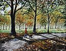 A WALK IN THE PARK by Andy Saunders at Ross's Online Art Auctions