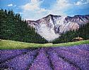 LAVENDER MOUNTAIN by Andy Saunders at Ross's Online Art Auctions