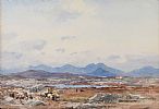 THE TWELVE PINS FROM NEAR MWEENISH, CONNEMARA by Frank Egginton RCA FIAL at Ross's Online Art Auctions