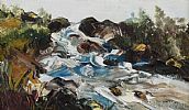 AT FULL FLOW by Harrie McManus at Ross's Online Art Auctions