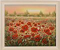 SUMMER POPPY FIELD by Continental School at Ross's Online Art Auctions