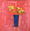 STILL LIFE, YELLOW FLOWERS by Colin Flack at Ross's Online Art Auctions