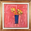 STILL LIFE, YELLOW FLOWERS by Colin Flack at Ross's Online Art Auctions