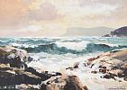 FAIRHEAD, COUNTY ANTRIM by Maurice Canning Wilks ARHA RUA at Ross's Online Art Auctions
