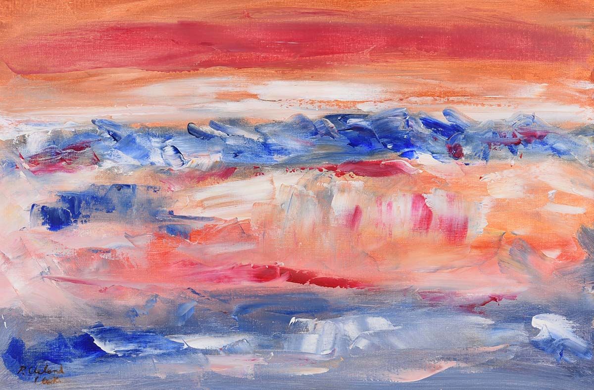 EVENING SHORELINE by Patricia Cleland Clark at Ross's Online Art Auctions