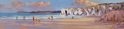 WHITEROCKS, PORTRUSH, COUNTY ANTRIM by William Cunningham at Ross's Online Art Auctions