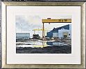 HARLAND & WOLFF, BELFAST by Arnold Gardner at Ross's Online Art Auctions