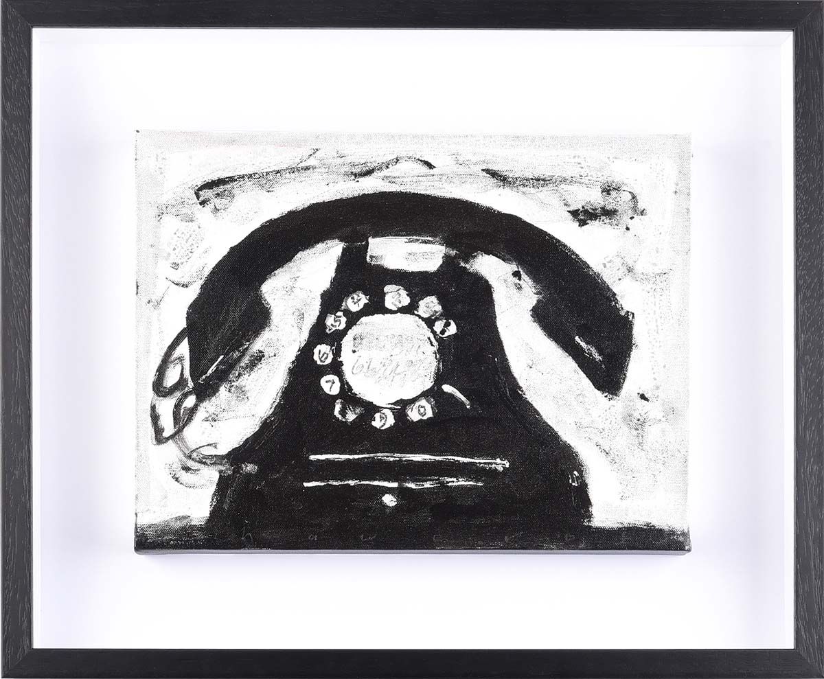 THE OLD BLACK TELEPHONE by Neil Shawcross RHA RUA at Ross's Online Art Auctions