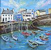 PORTRUSH HARBOUR by Eileen McKeown at Ross's Online Art Auctions