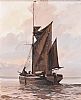 CORNISH FISHING BOAT by Clive Kidder at Ross's Online Art Auctions