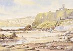 COLLECTING SHELLS ON THE ANTRIM COAST by Martin Hasson at Ross's Online Art Auctions