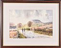 A CHAT ON A ROAD NEAR SLEMISH by Tom McGoldrick at Ross's Online Art Auctions