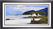 BY THE LOUGHSHORE, CONNEMARA by Christopher Duncan at Ross's Online Art Auctions