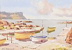 DUNSEVERICK HARBOUR, COUNTY ANTRIM by Samuel McLarnon UWS at Ross's Online Art Auctions