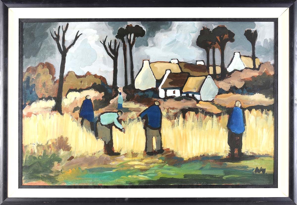 HARVEST TIME by Markey Robinson at Ross's Online Art Auctions